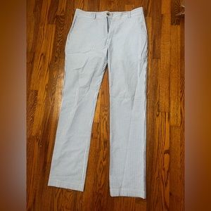 Mens Vineyard Vines Blue Seer Sucker Pants